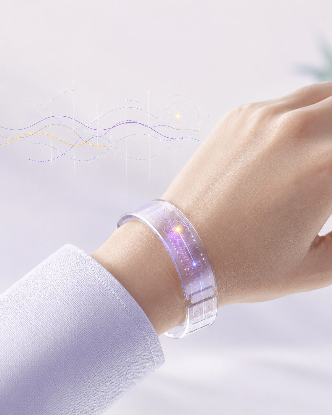 Wearable physiological signals illustration.